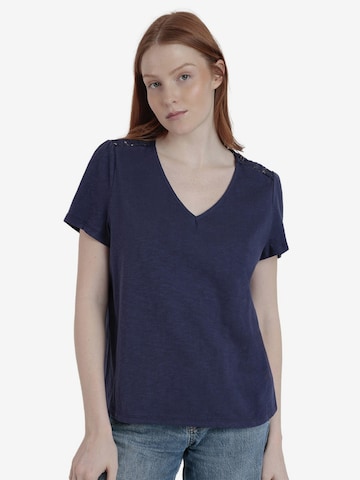 admas - Top en azul: frente
