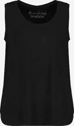 SAMOON Top in Black: front