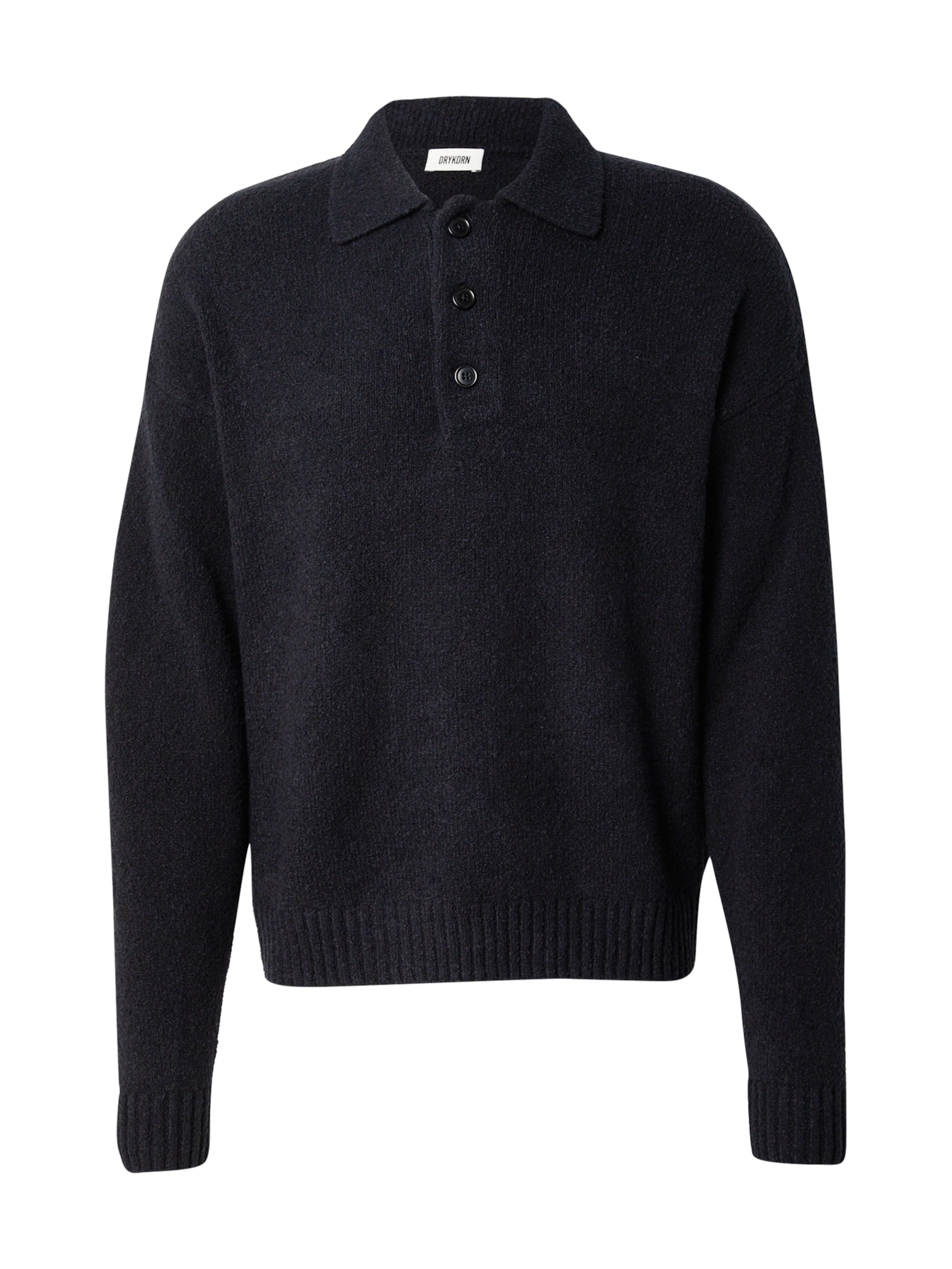 Pullover &#x27;BEKKET&#x27; di DRYKORN in nero: frontale