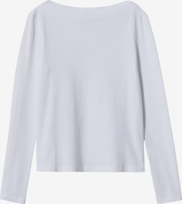 MANGO Shirt 'SACO' in White: front