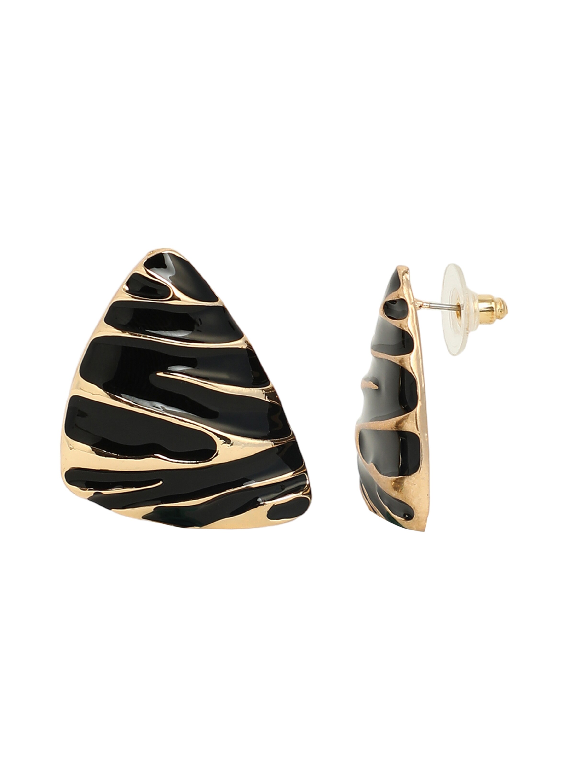 Boucles d'oreilles SOHI en noir