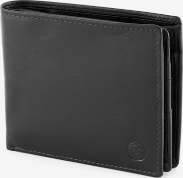 Lucleon Wallet 'Jasper' in Black: front