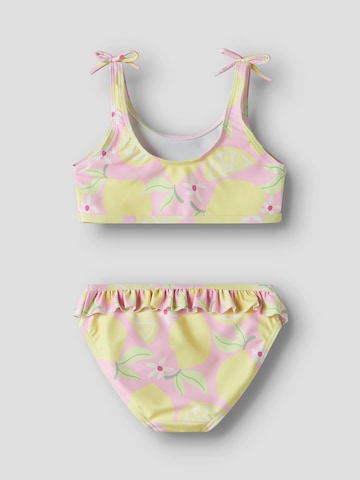 NAME IT - Bustier Bikini 'NMFZILUA' en rosa