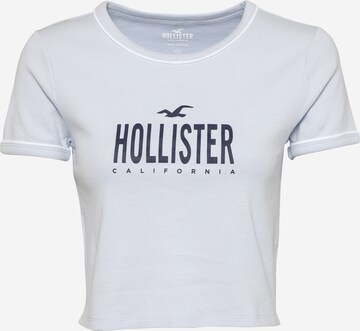 HOLLISTER Póló 'Sporty' - kék: elől