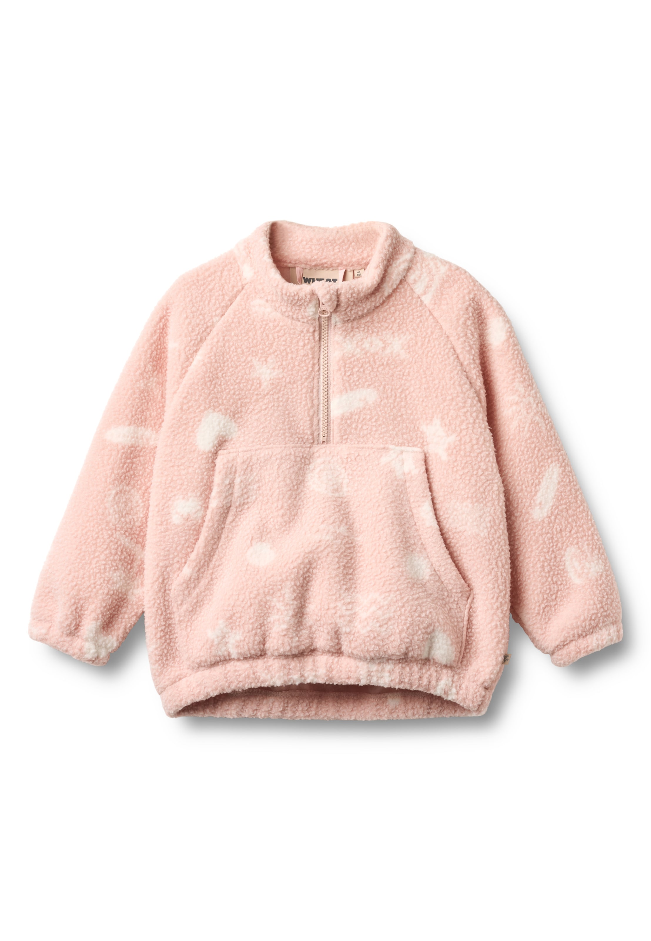 WHEAT Fleecová mikina 'Anorak Moon' – pink: přední strana