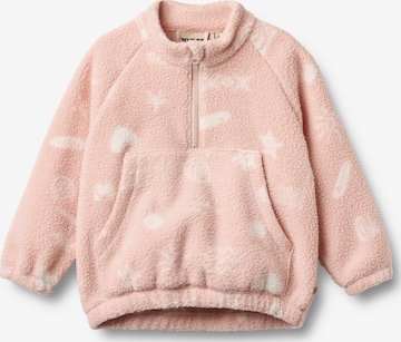 Giacca di pile 'Anorak Moon' di WHEAT in rosa: frontale