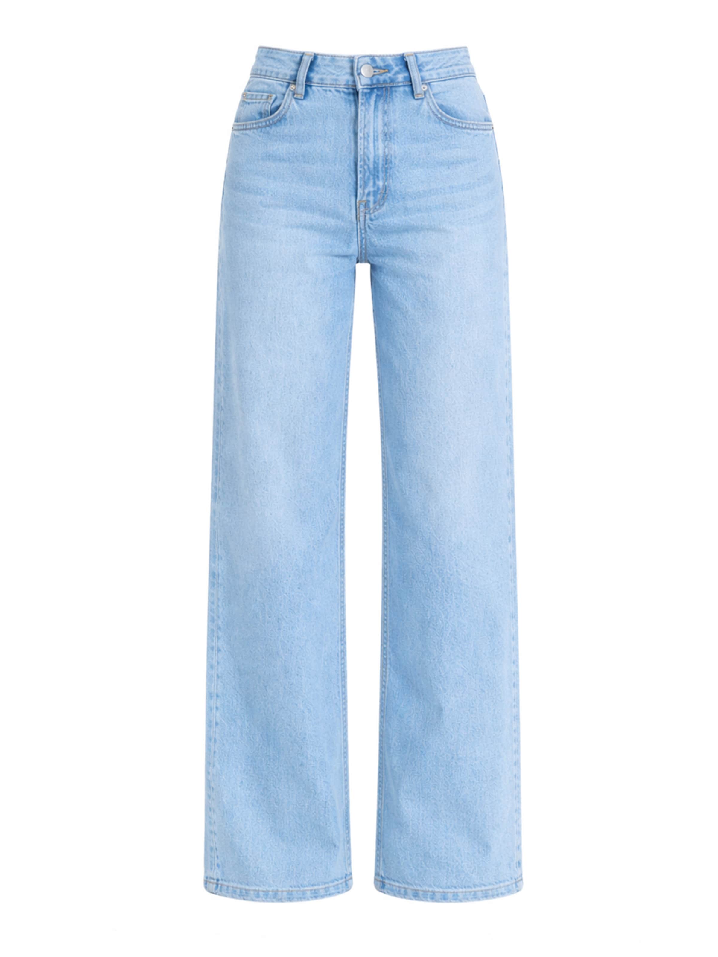 IT'S BASIC Wide leg Jeans 'Olea Wide High Rise Jeans' in Blue: front