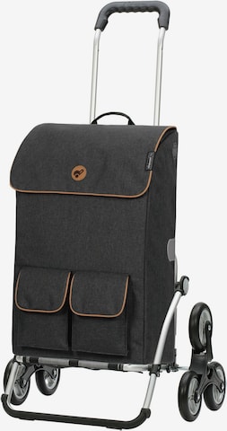 Andersen Shopper Einkaufstrolley 'Unus' in Schwarz: Vorderseite