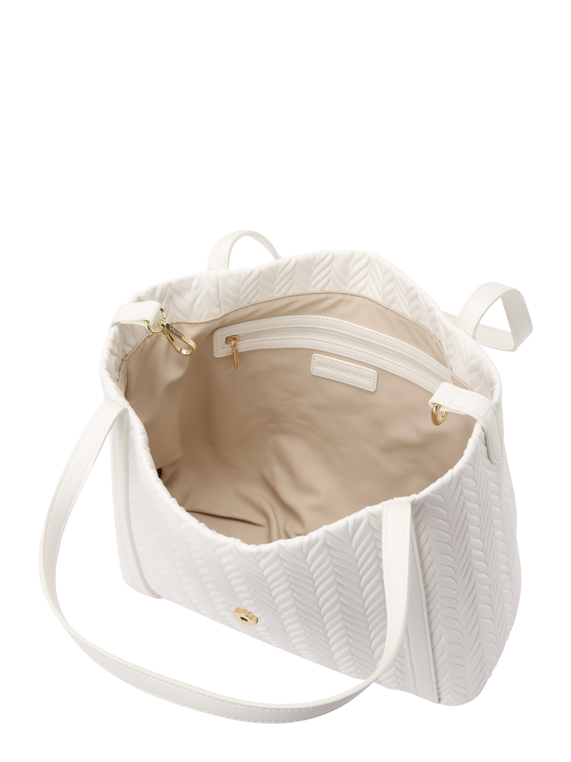 VALENTINO Μεγάλη τσάντα 'Fania' σε λευκό
