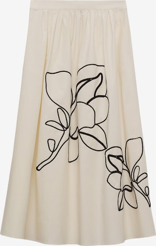 MANGOSuknja 'BARI' - bijela boja: prednji dio