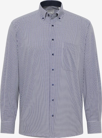 ETERNA Comfort fit Button Up Shirt in Blue: front