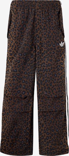 ADIDAS ORIGINALS Housut 'LEO LOOSE PARACHUTE' koossa 33 värissä ruskea / harmaa / musta / valkoinen, Tuotenäkymä