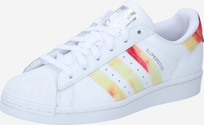 Sneaker low 'Superstar' ADIDAS ORIGINALS pe galben / roșu vin / alb, Vizualizare produs