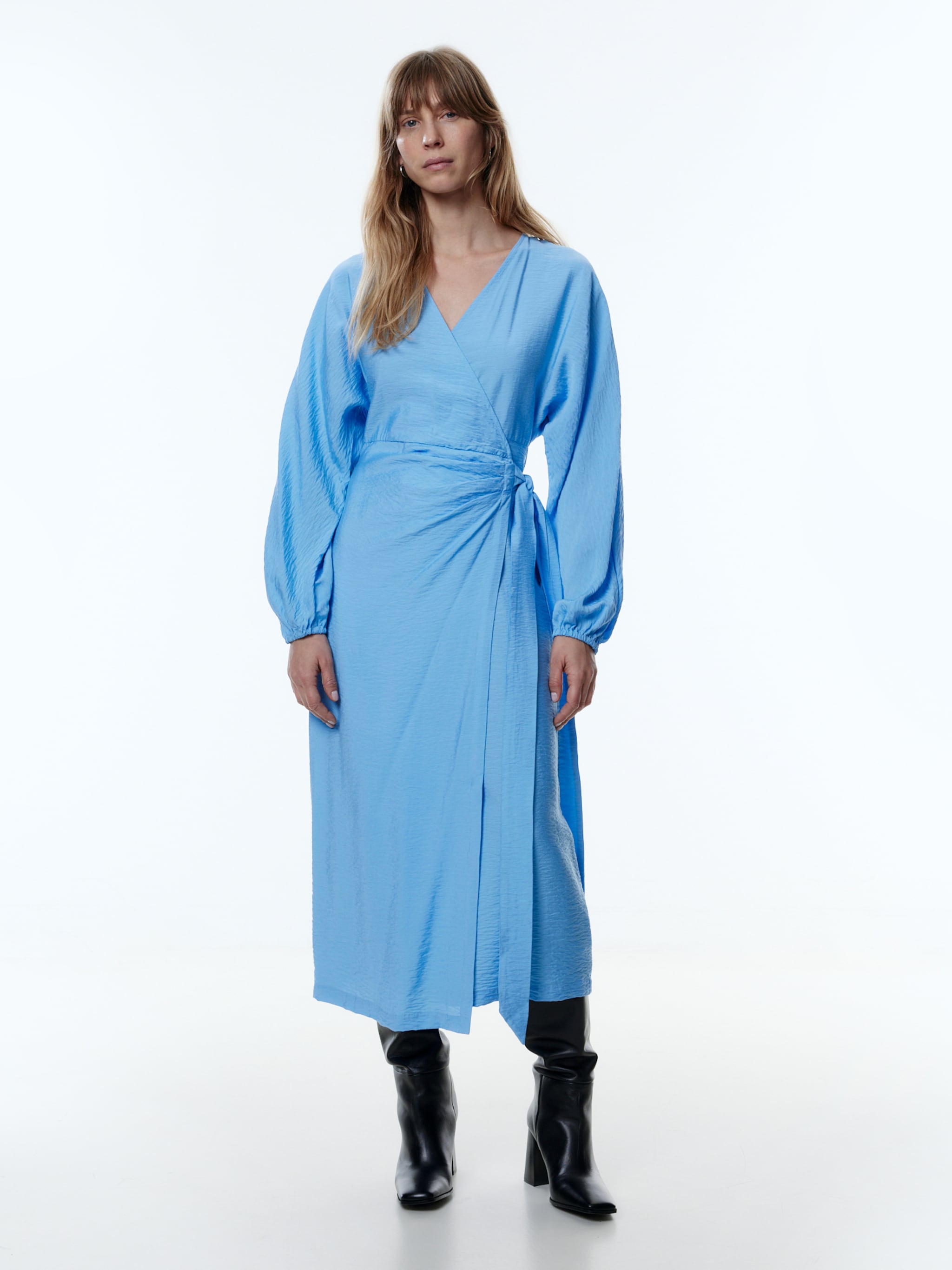 EDITED Producten Jurk 'Oceane' Blauw