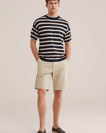 WE Fashion Свободный крой Брюки-чинос в Бежевый