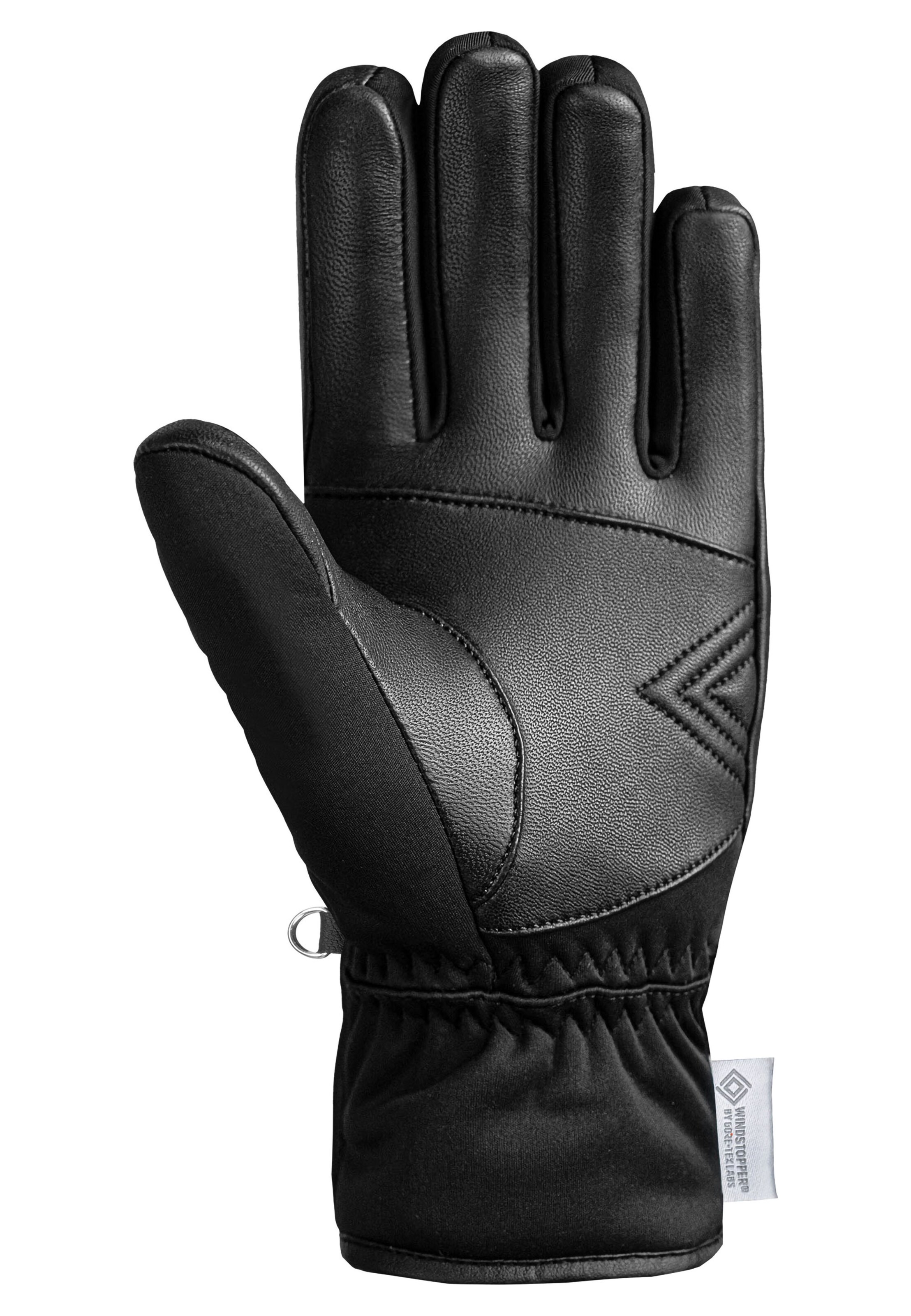 REUSCH Vingerhandschoenen 'Daisy WINDSTOPPER®' in Zwart