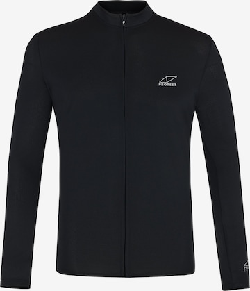 PROTEST Performance shirt 'PRTBRASVEL' in Black: front