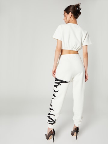 VIERVIER Loose fit Pants 'Malia' in White