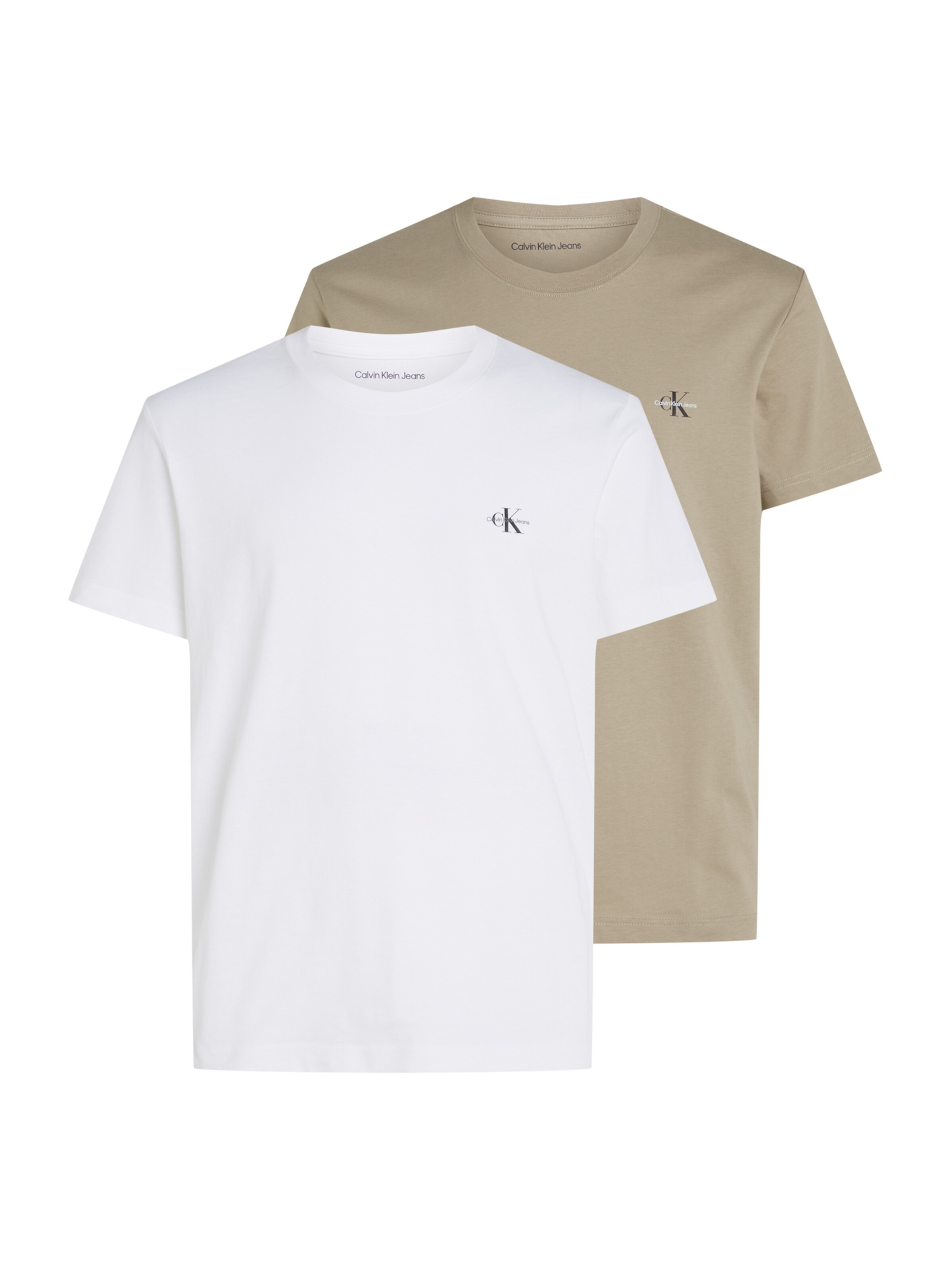 Calvin Klein Jeans - Camiseta en blanco: frente