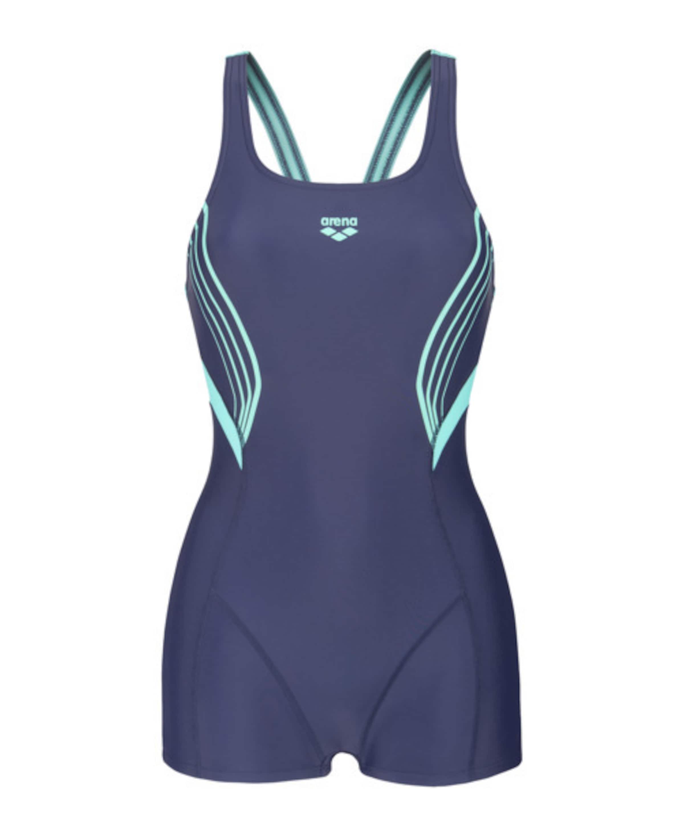 ARENA Õlapaelteta topp Ujumistrikoo 'Kaori R Combinaison', värv sinine: eest vaates