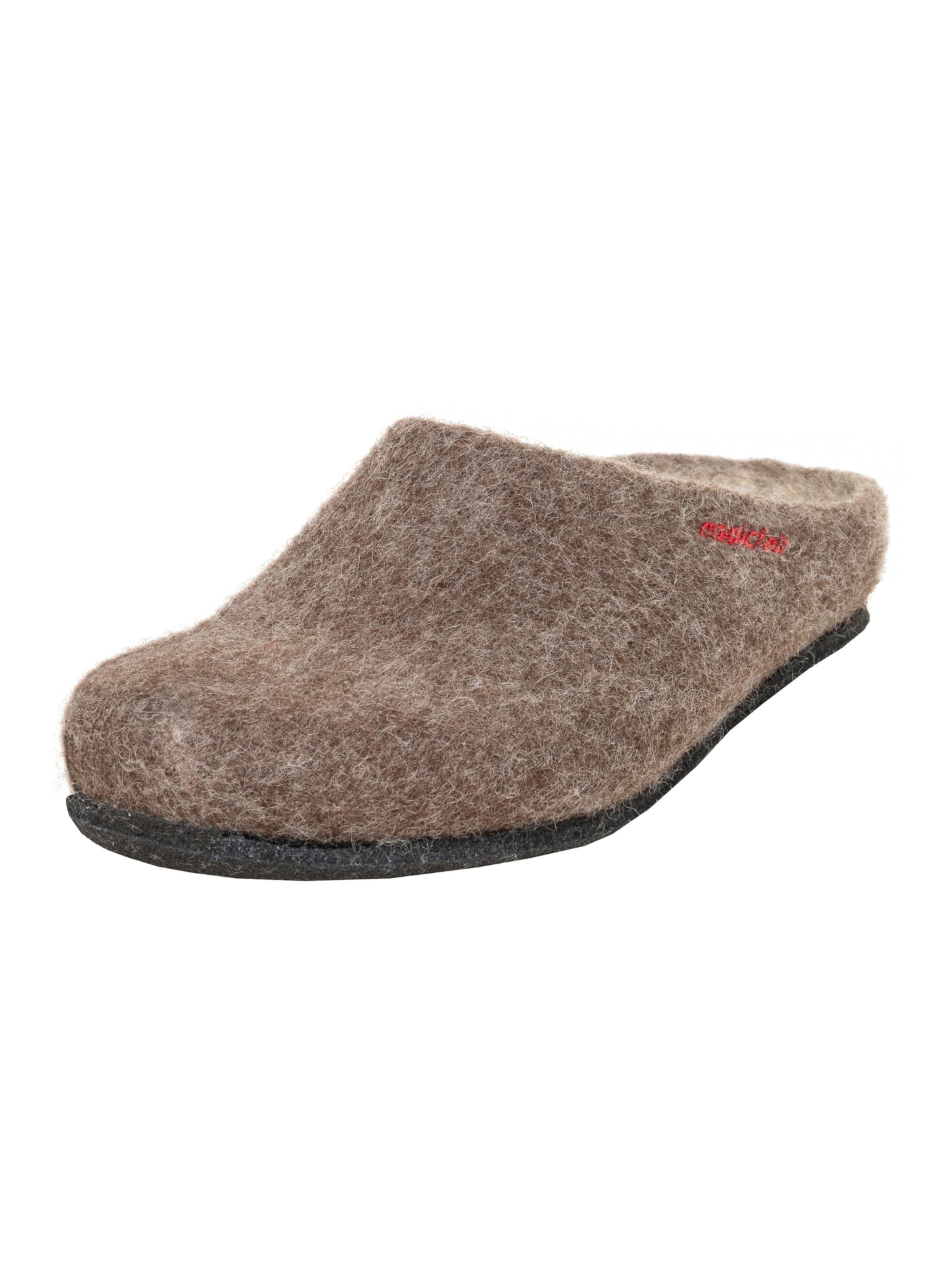 MagicFelt Hausschuh 'Magicfelt Filzpantoffel Magicfelt 709' in Braun: Vorderseite