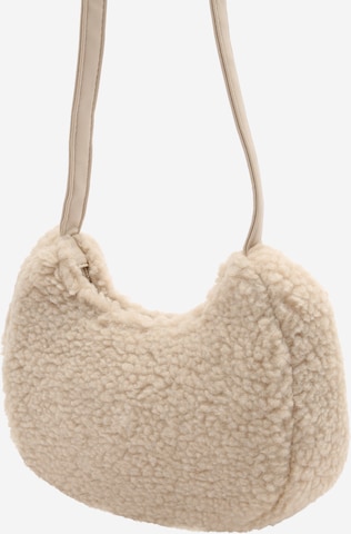 Nasty Gal Shoulder bag in Beige: front