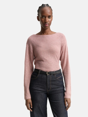 TOM TAILOR DENIM Sweater in Pink: front