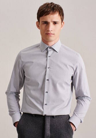 SEIDENSTICKER Regular fit Business Shirt in Grey