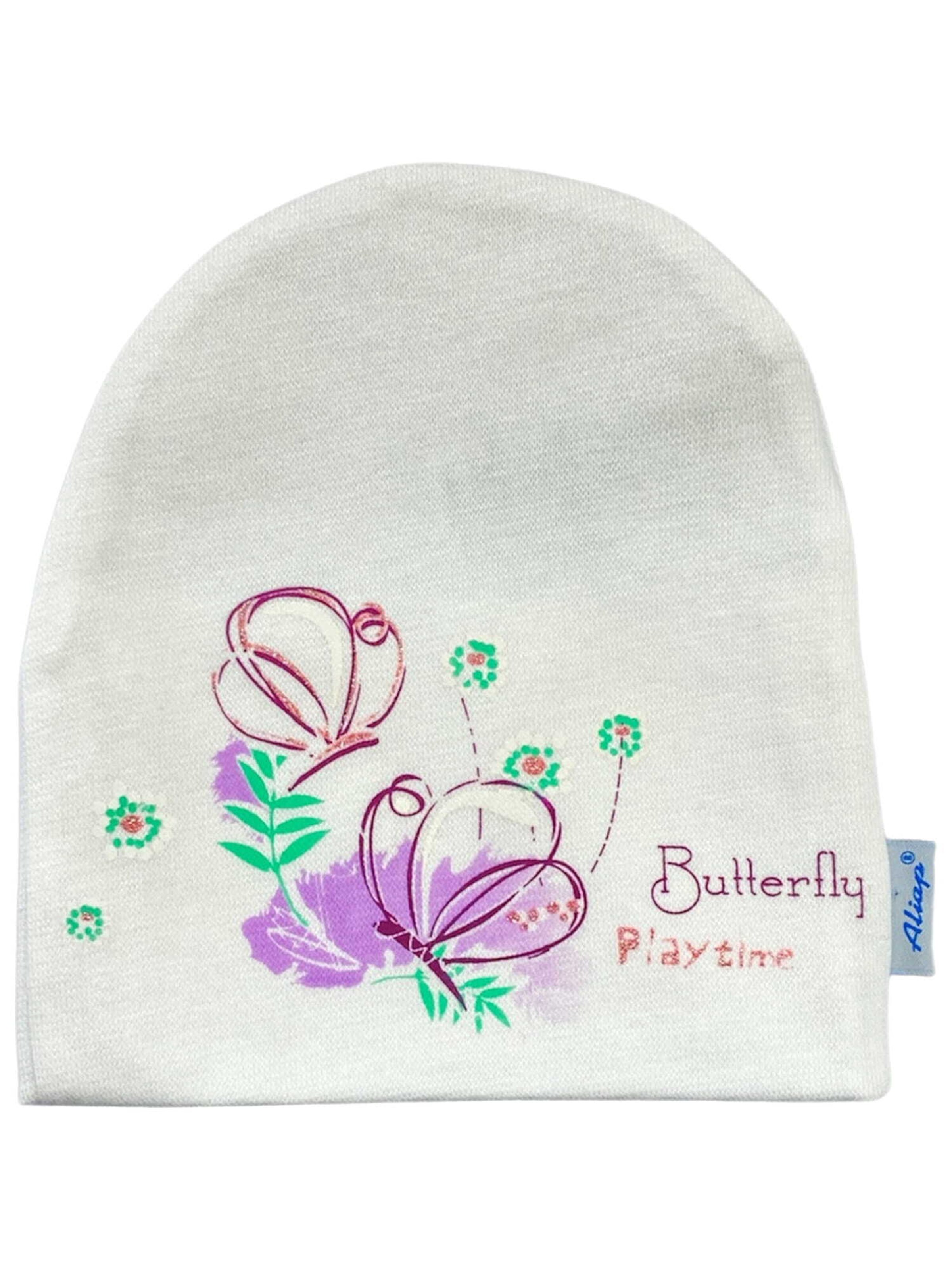 Aliap Muts in Wit: voorkant