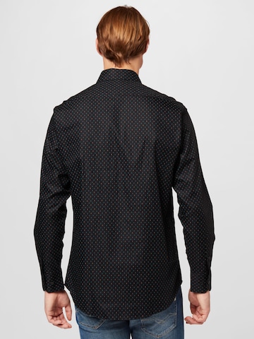 SELECTED HOMME Regular Fit Hemd 'Limethan' in Schwarz