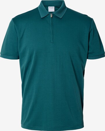 Tricou 'Fave' de la SELECTED HOMME pe verde: față