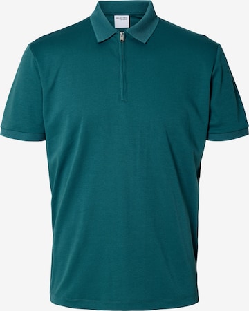 SELECTED HOMME Poloshirt 'Fave' in Grün: predná strana