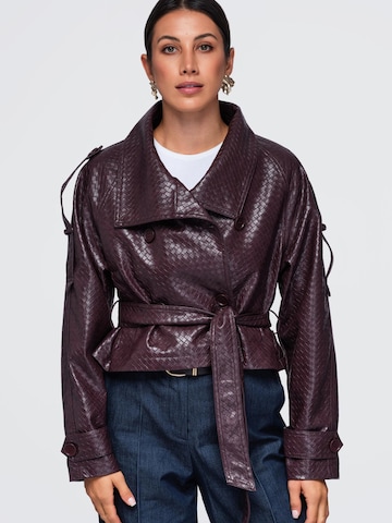 Veste mi-saison Ombre en rouge