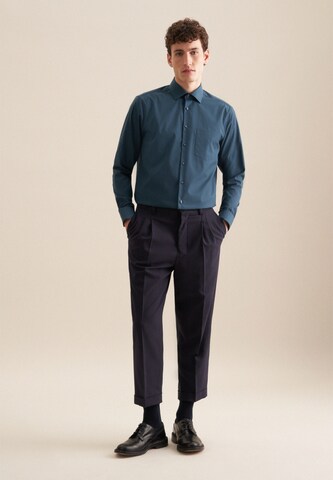 SEIDENSTICKER Comfort Fit Businesshemd in Blau