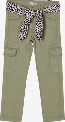 s.Oliver Regular Trousers 'Kathy' in Green: front