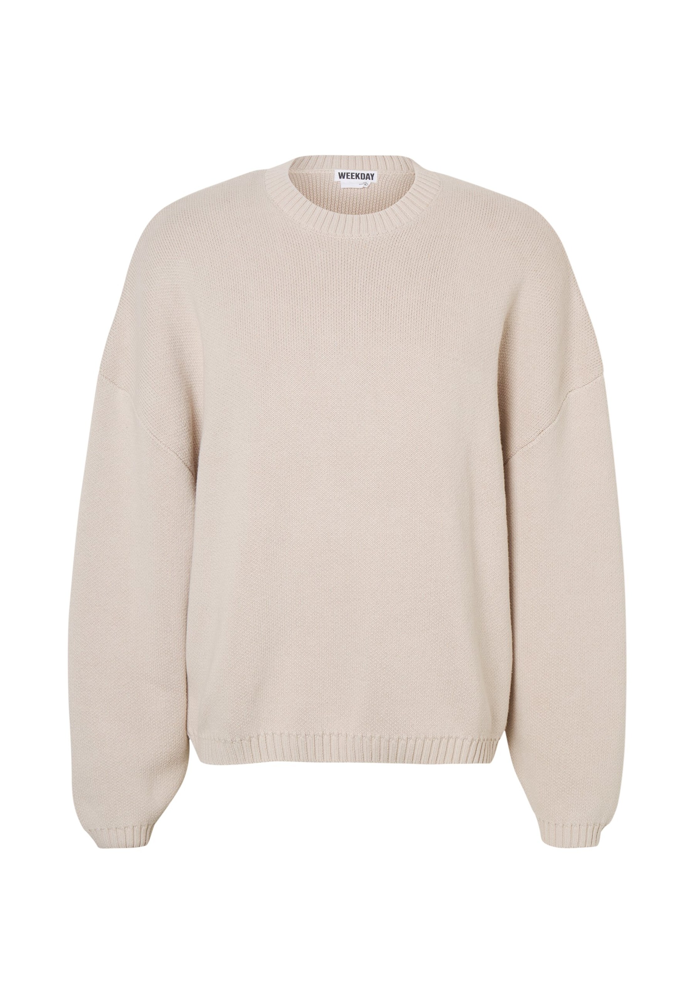 WEEKDAY Pullover in XS in cappuccino, Produktansicht