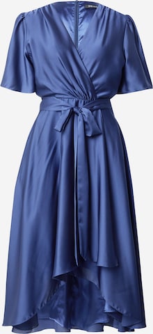Rochie de cocktail de la SWING pe albastru: față