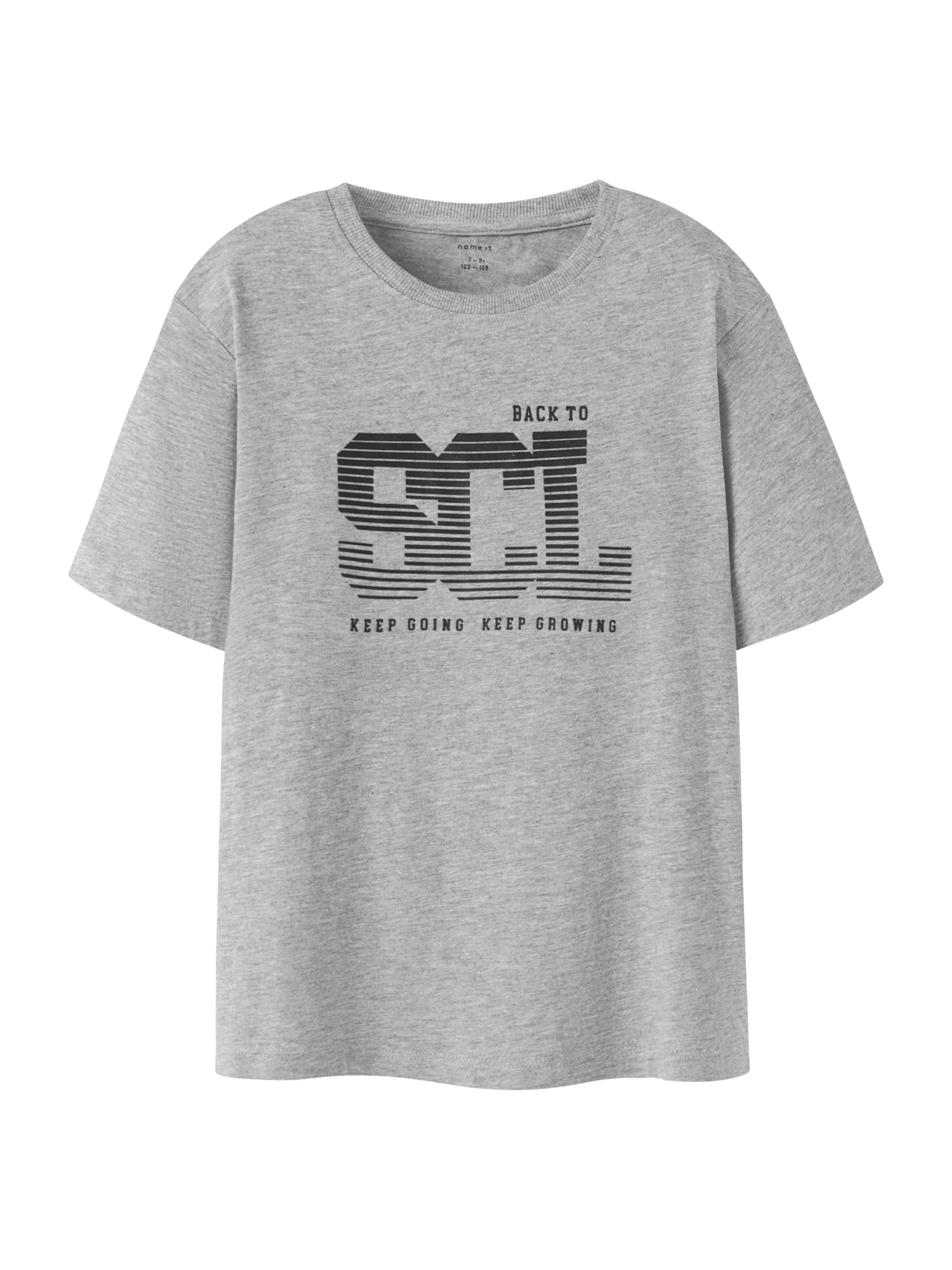 NAME IT Shirt 'NKMLADON' in Grey: front