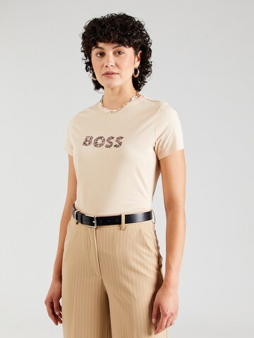 BOSS T-Shirt 'C_Elogo_6' in Orange: Vorderseite