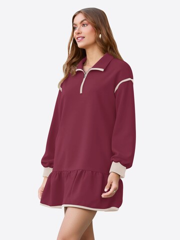 Imily Bela Šaty - Červená