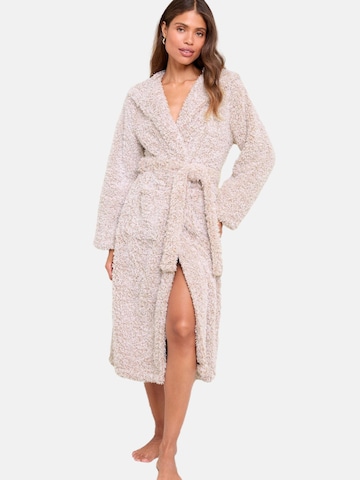 smėlio Lipsy Ilgas vonios chalatas: priekis