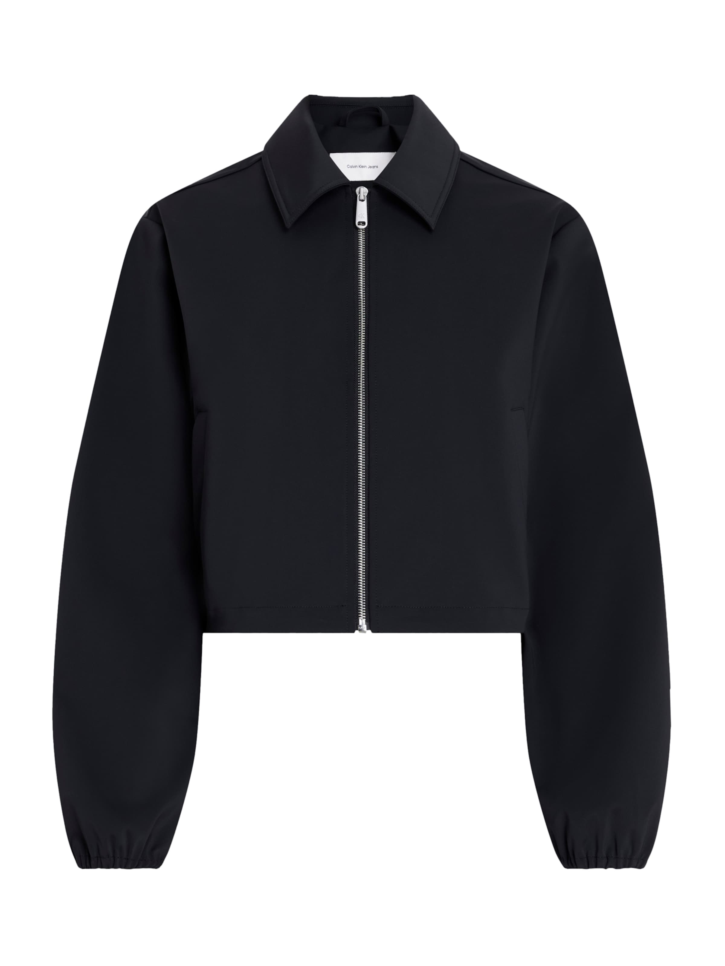 Giacca di mezza stagione di Calvin Klein Jeans in nero: frontale