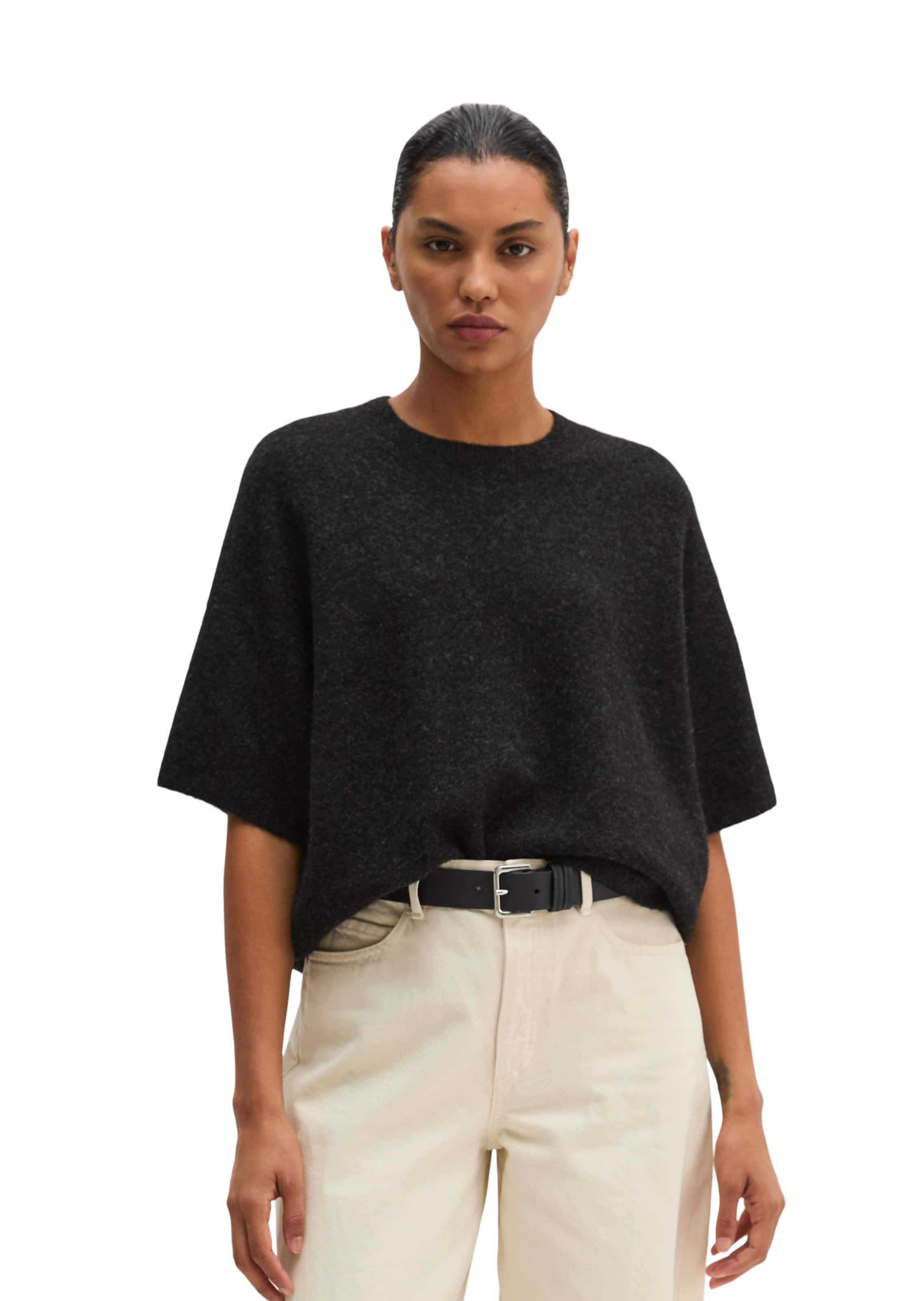 Marc O'Polo Sweater in Black: front