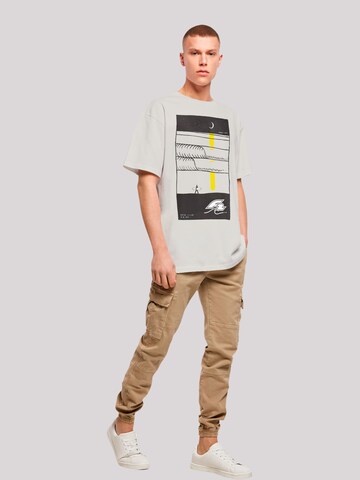 F2 Shirt 'F2 Be Free Surfer Style Sommer' in Grey