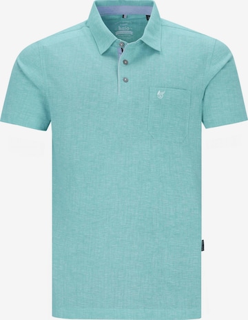 HAJO Shirt 'Poloshirt allover bedruckt in stay fresh Qualität' in Grün: Vorderseite