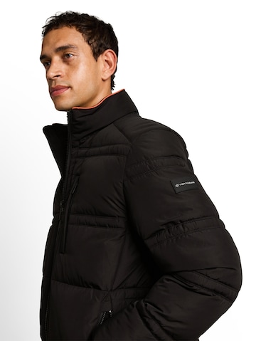 TOM TAILOR Winter jacket in Black