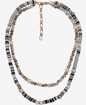 Leslii Necklace in Black: front