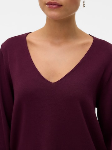 VERO MODA Trui 'VMSILJE' in Rood