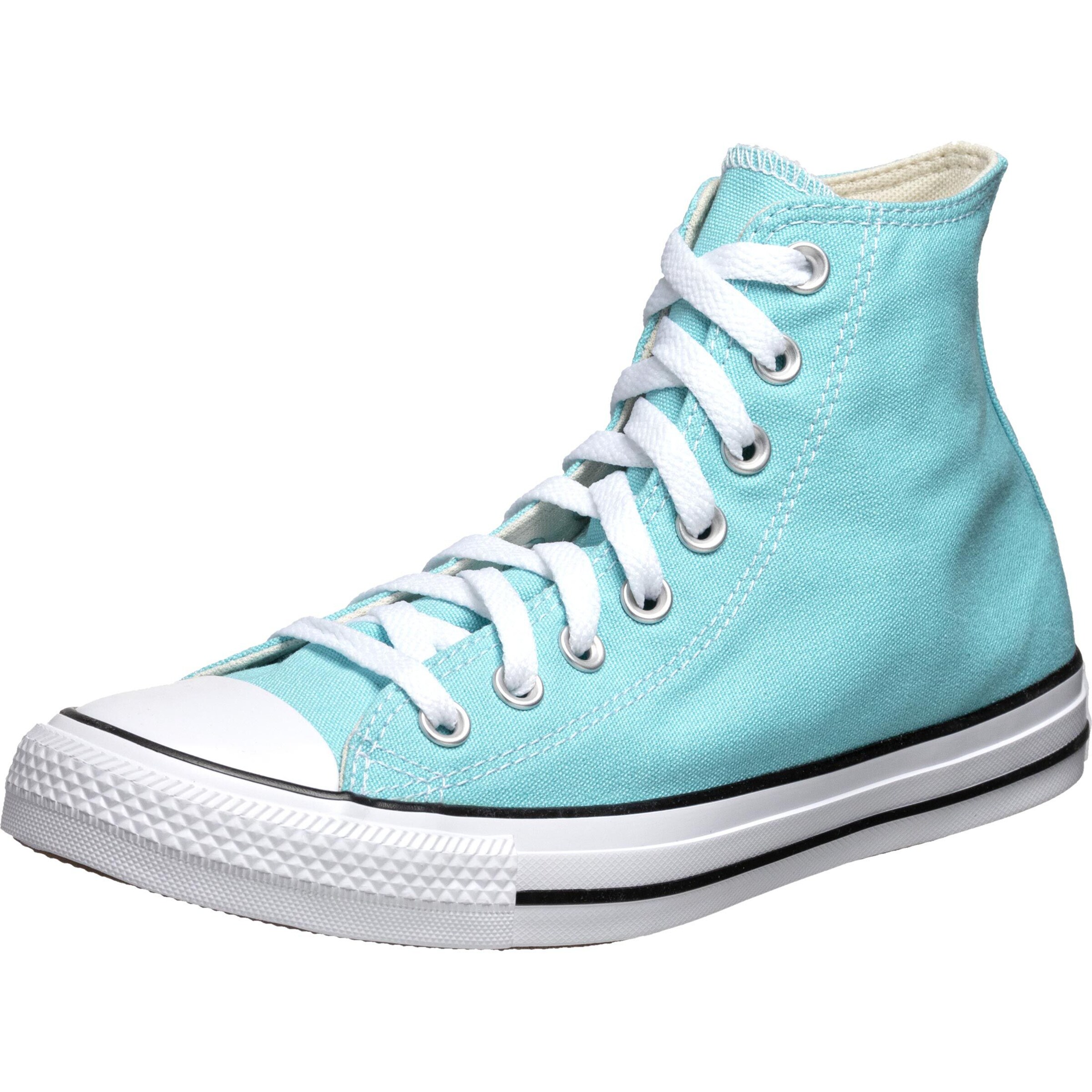 converse haute bleu clair