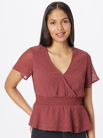 ABOUT YOU Blouse 'Janay' in Pink: front